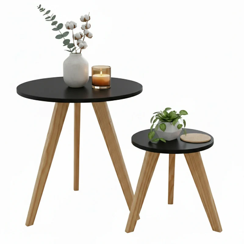 Mesa Auxiliar Nórdica Etna - Set x 2 - Grande & Pequeña