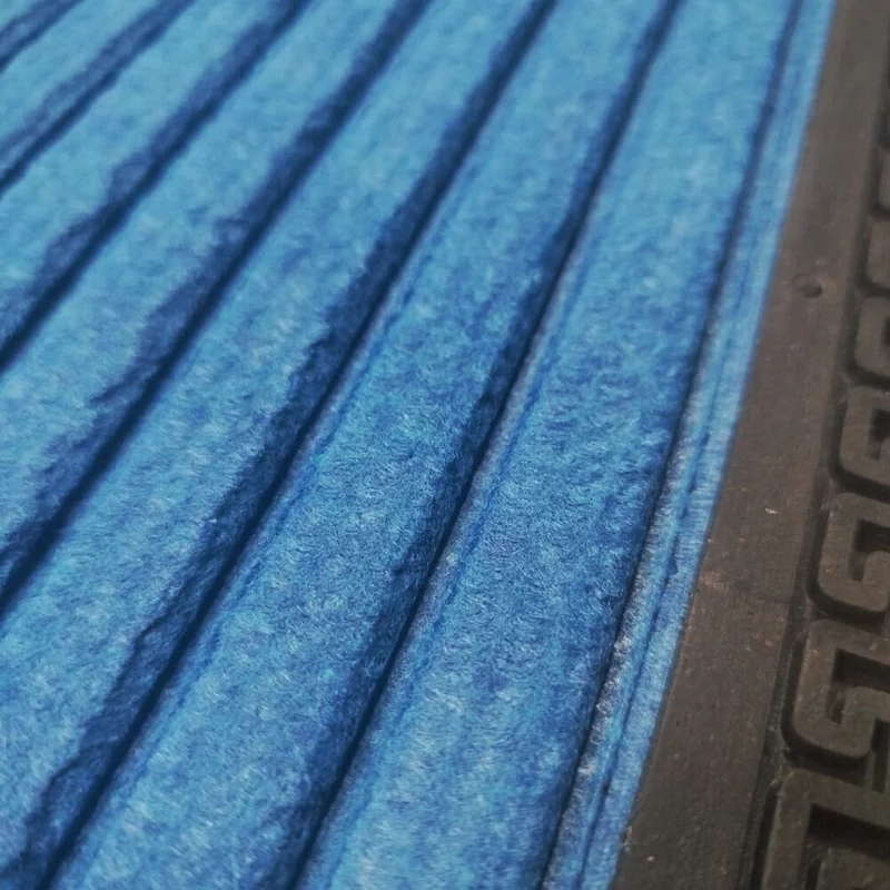 Tapete Felpudo Panamá 40X60 cm Azul Setx2 Unidades
