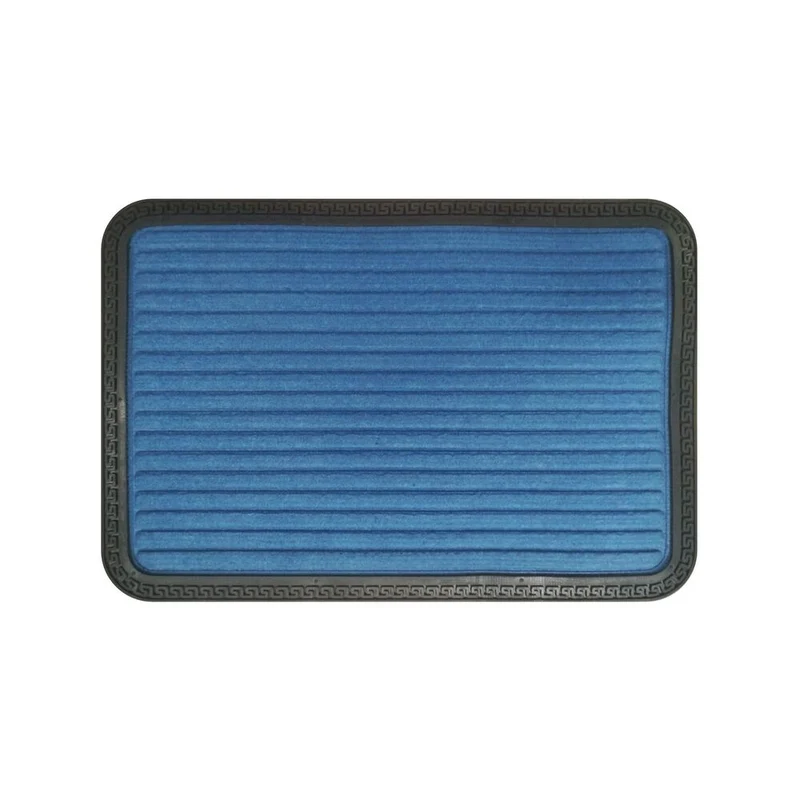 Tapete Felpudo Panamá 40X60 cm Azul Setx2 Unidades