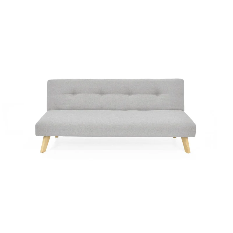 Futon London Reclinable 3 Posiciones Tela Plata
