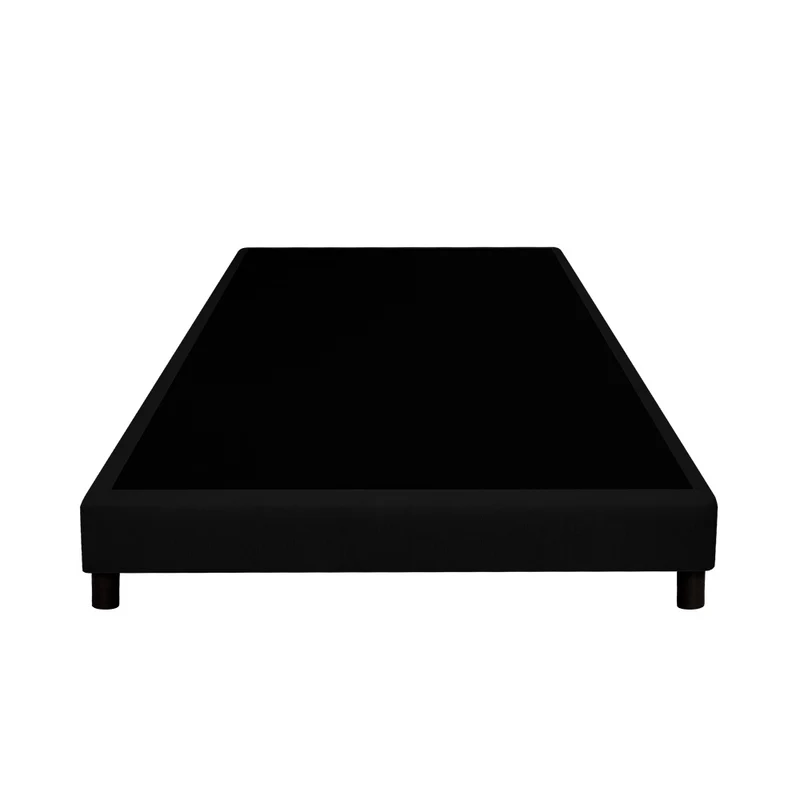 Base Cama Spring Niebla Negro 100X190
