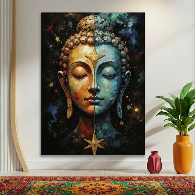Lienzo Cuadro Espiritual Buda Universal 110x80cm