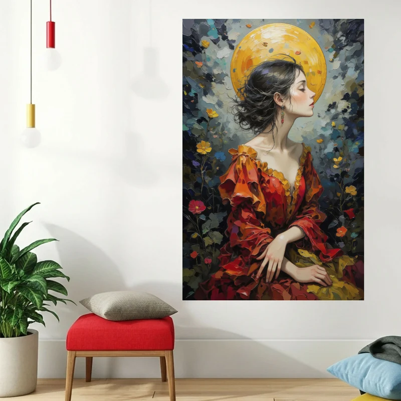 Lienzo Cuadro Decorativo Luz de Mujer 93x60cm