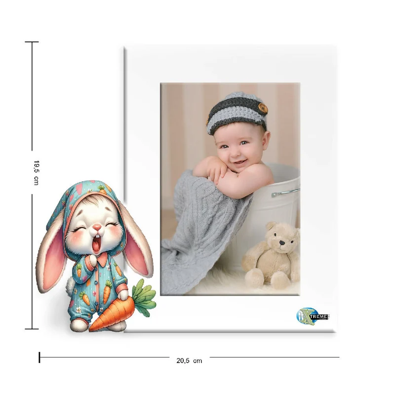 Portarretrato Kids-AN19 (20,5cm x 19,5cm) Color Blanco