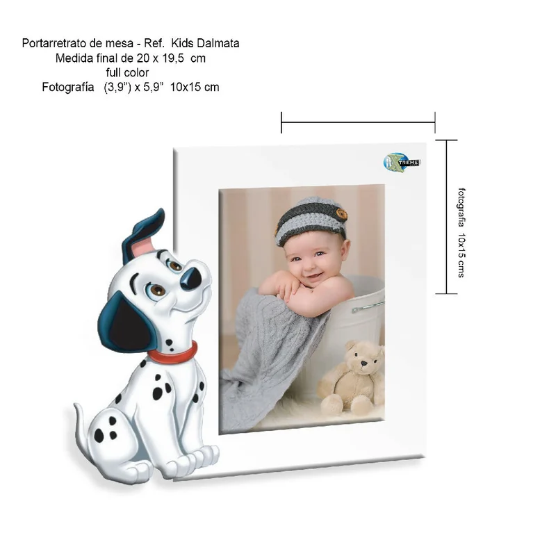 Portarretrato Kids-AN5 (19,5cm x 20cm) Color Blanco