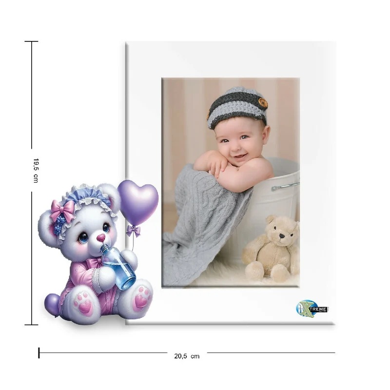 Portarretrato Kids-AN13 (19,5cm x 20,5cm) Color Blanco