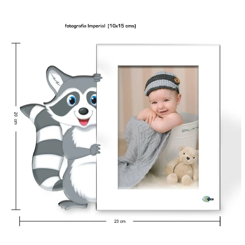 Portarretrato Kids-AN1 (23,7cm x 20cm) Color Blanco
