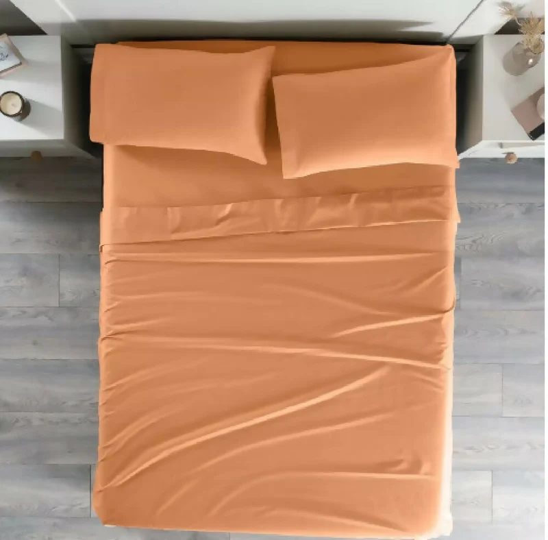 Juego de Sábanas para Cama Sencilla 100% Algodón Cabos Toscana, Altura de 38 cm
