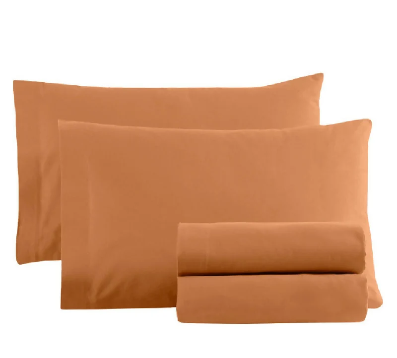 Juego de Sábanas para Cama Doble 100% Algodón Cabos Toscana, Altura de 38 cm