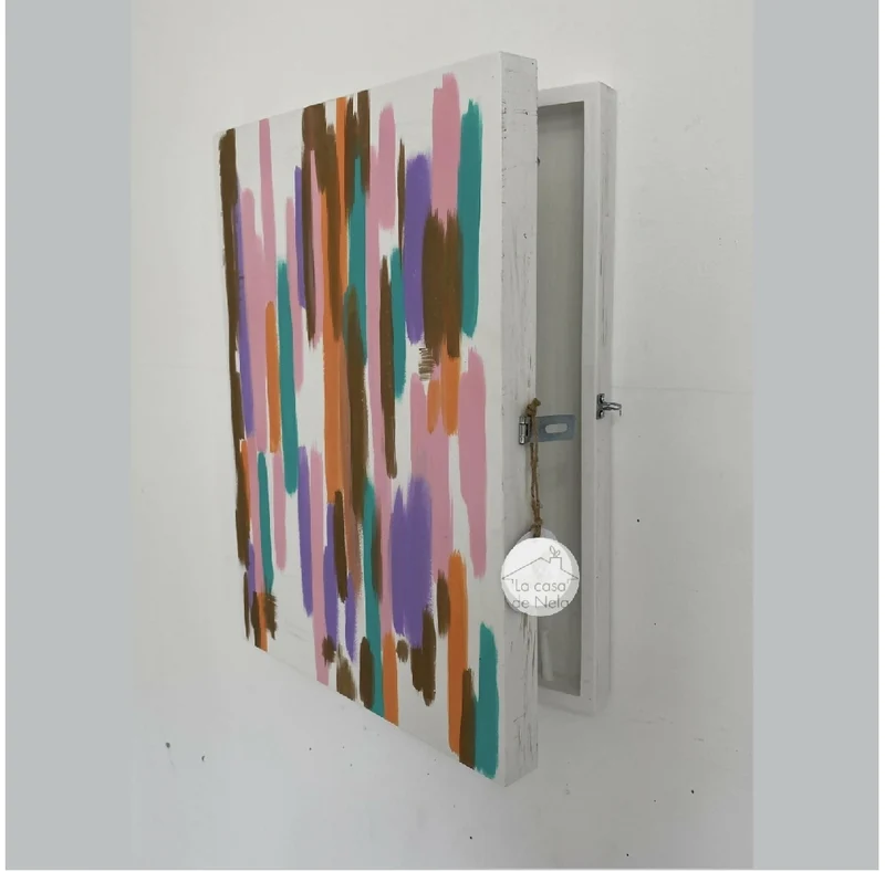 Organizador para Accesorios Collage, 35x50 cm Pintado a Mano
