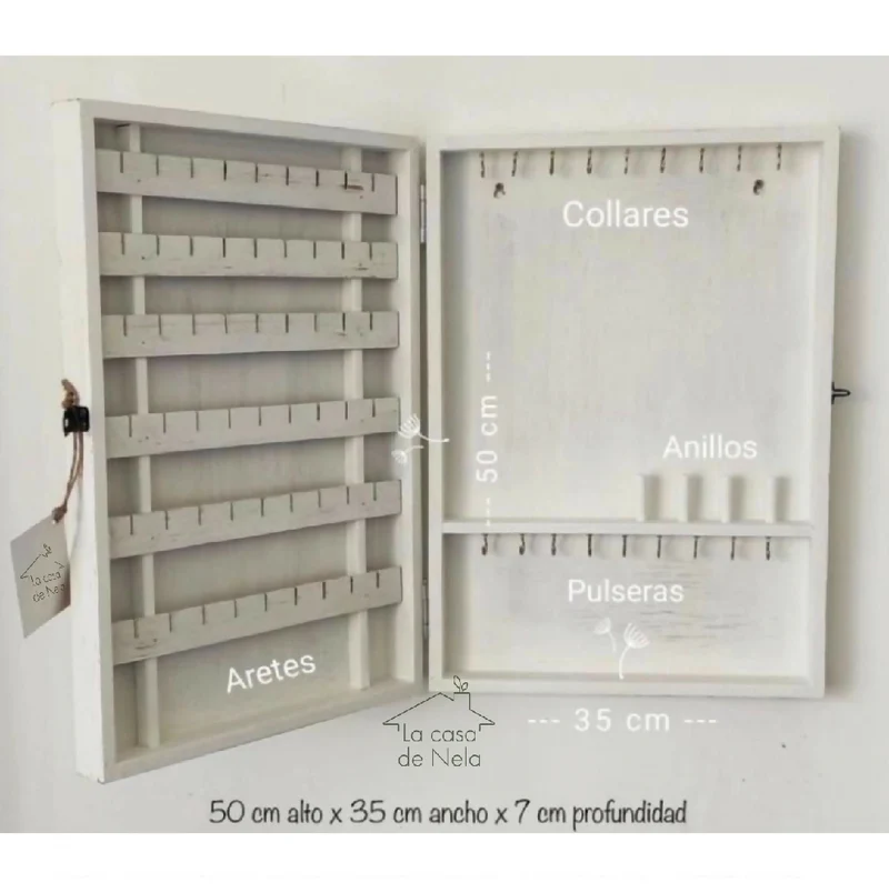 Organizador para Accesorios Rostro, 35x50 cm Pintado a Mano