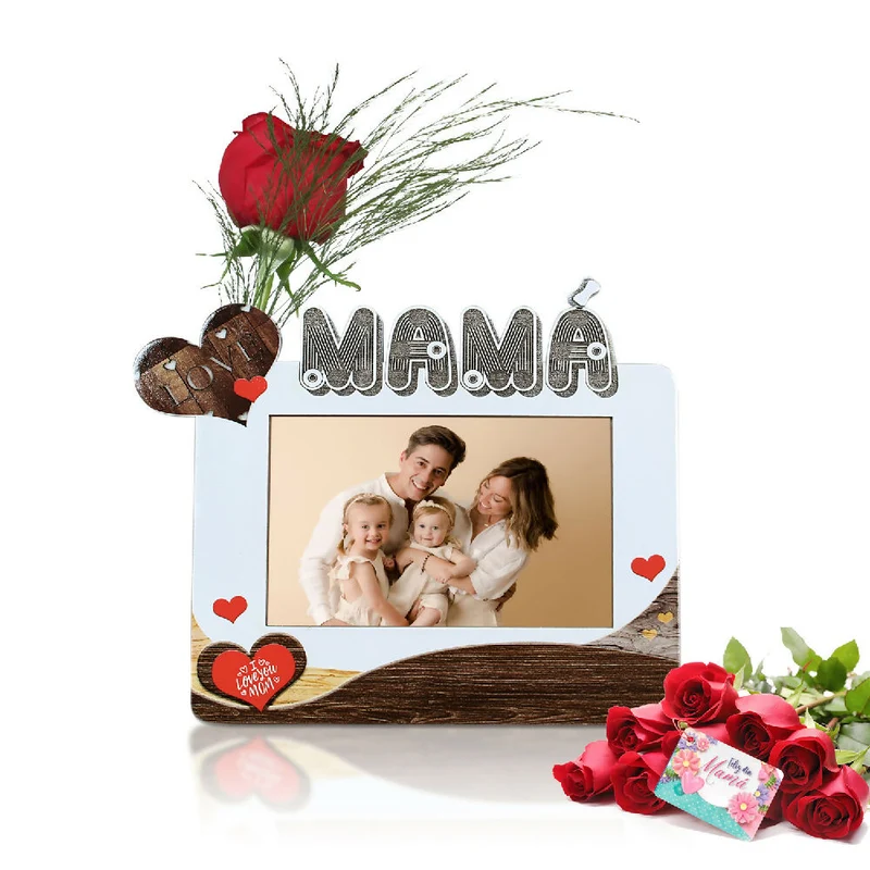 Portarretrato I Love Mamá (23cm x 20cm) 01