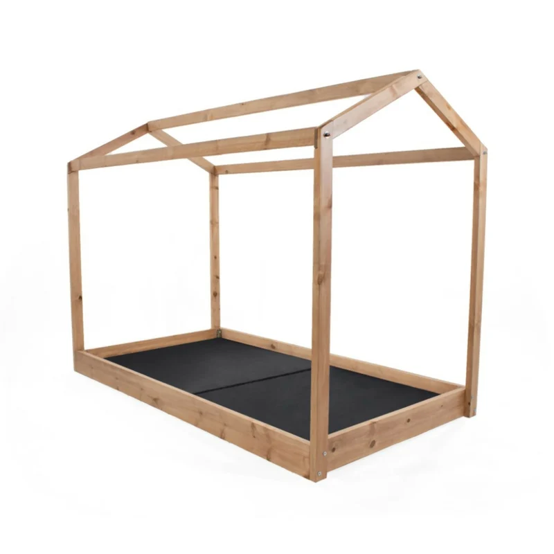 Cama Infantil Montessori 107x202x151 Matiz Caoba