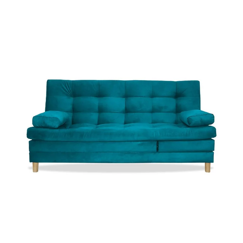 Sofá Cama Bieri 5 Posiciones Reclinable Turquesa