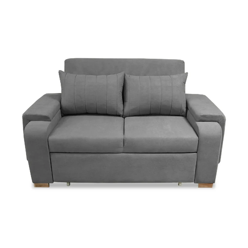 Sofá Cama Hartmann Multifuncional Carrito Reclinable Gris