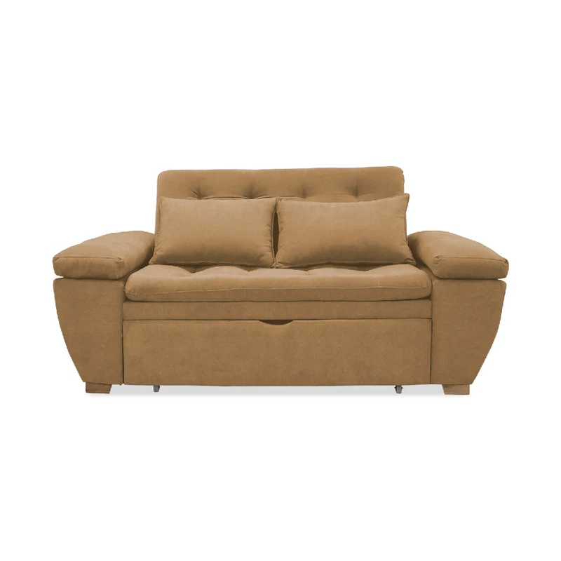 Sofá Cama Tobler Multifuncional Carrito Camel