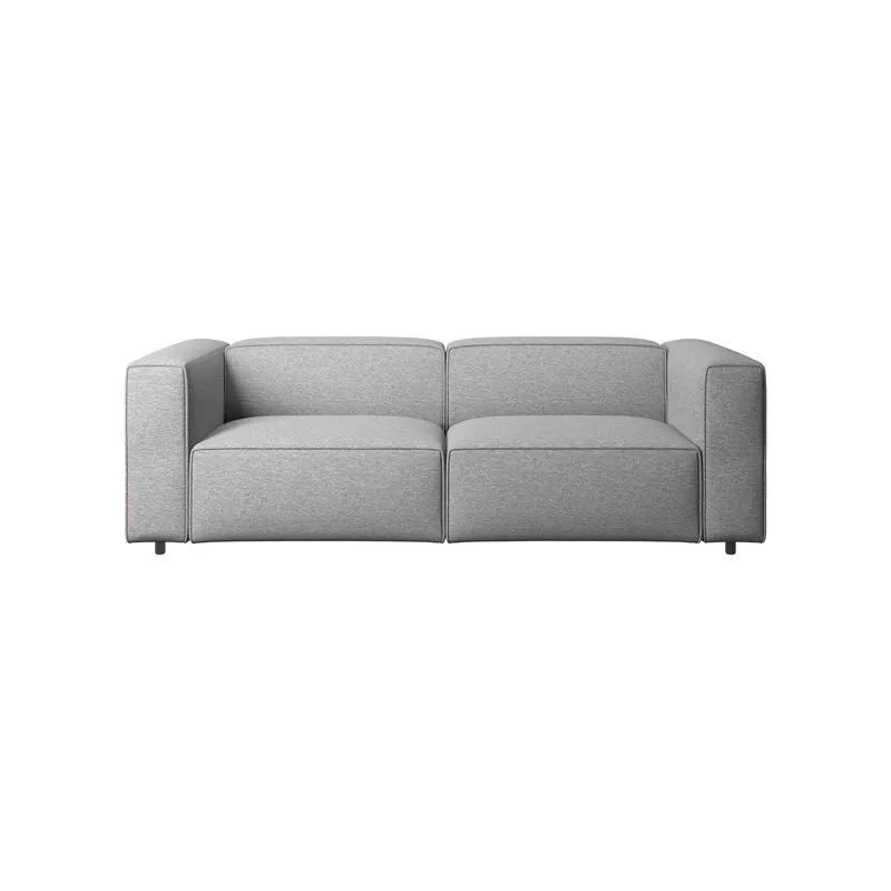 Sofá Reims 3 Puestos Gris Tela Anti Fluidos 222x93x70