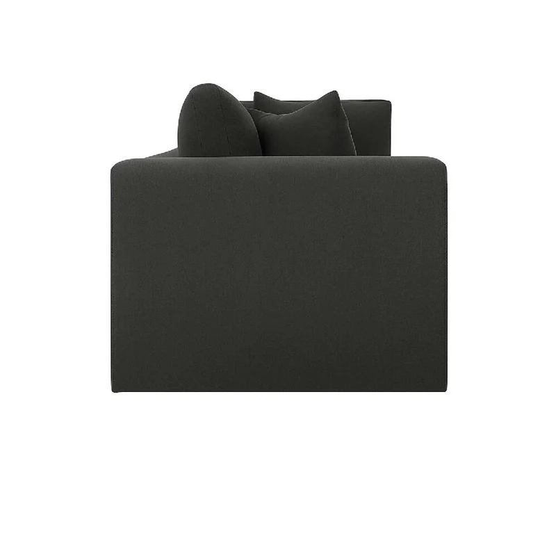 Sofá Emperador 3 Puestos Gris Tela Pet Friendly 200x95x81