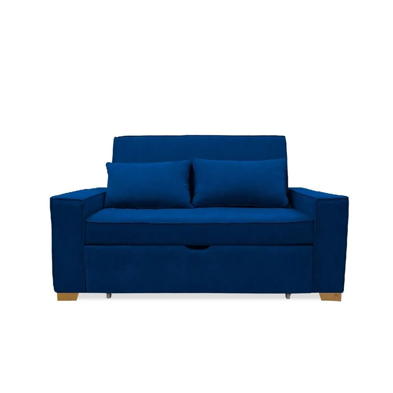 Sofá Cama Hofer Azul Petróleo