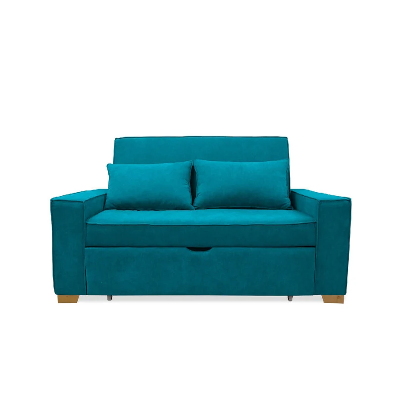 Sofá Cama Hofer Turquesa