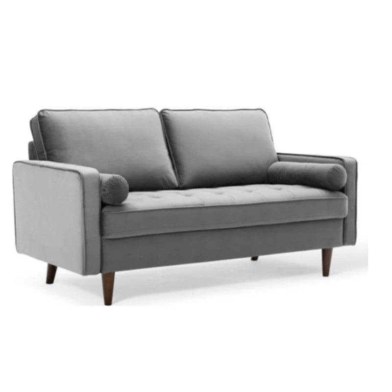 Sofá Douglas 2 Puestos Gris Pet Friendly 160x88x80