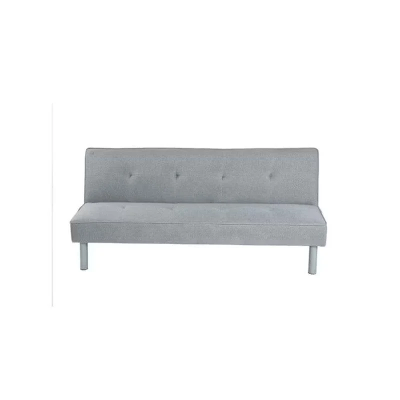 Sofá Bruselas Puestos Gris Tela Anti Fluidos 160x70x80