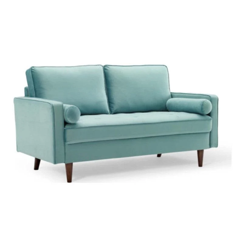Sofá Douglas 2 Puestos Azul Pet Friendly 160x88x80