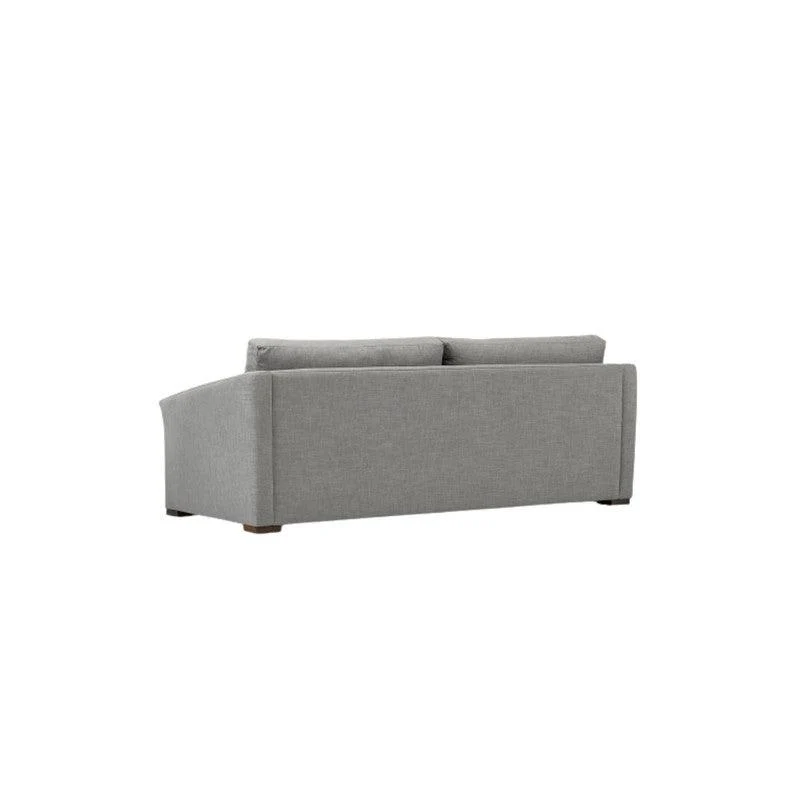 Sofá Calantha 3 Puestos Gris Tela Anti Fluidos 198x80x85