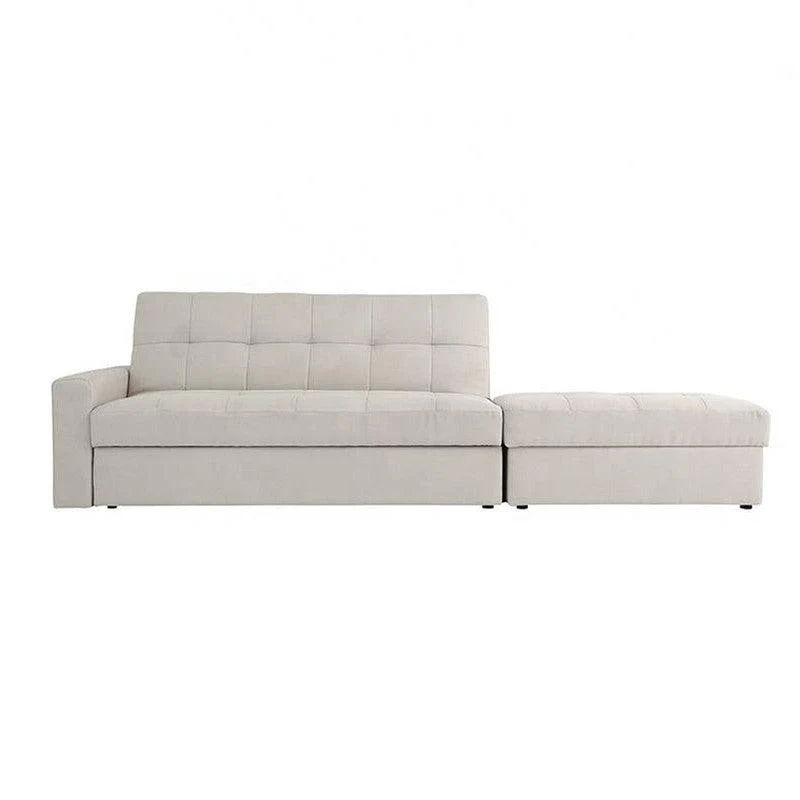 Sofá Bern 3 Puestos Blanco Tela Anti Fluidos 190x80x85