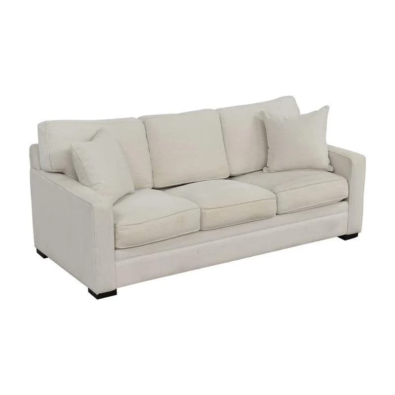 Sofá Callia 3 Puestos Beige Tela Anti Fluidos 200x85x80