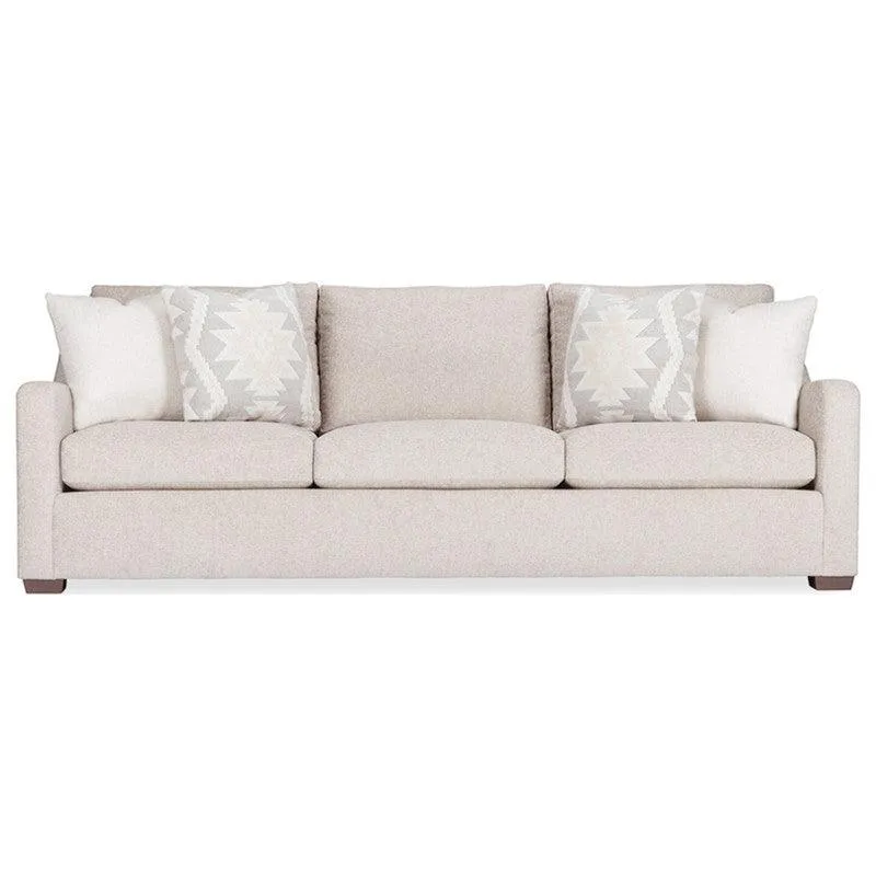 Sofá Calypso 3 Puestos Beige Tela Anti Fluidos 220x85x80