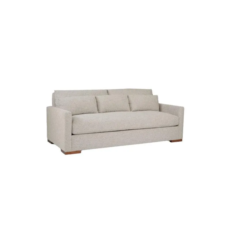 Sofá Calisto 3 Puestos Beige Tela Anti Fluidos 210x85x80