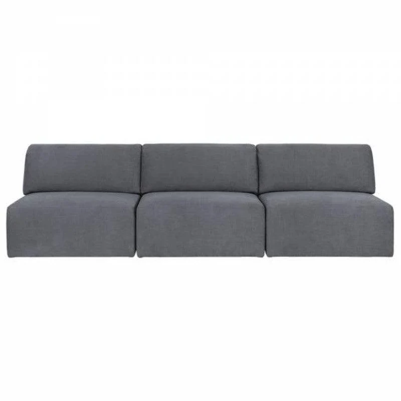 Sofá Candace 4 Puestos Gris Pet Friendly 240x85x75