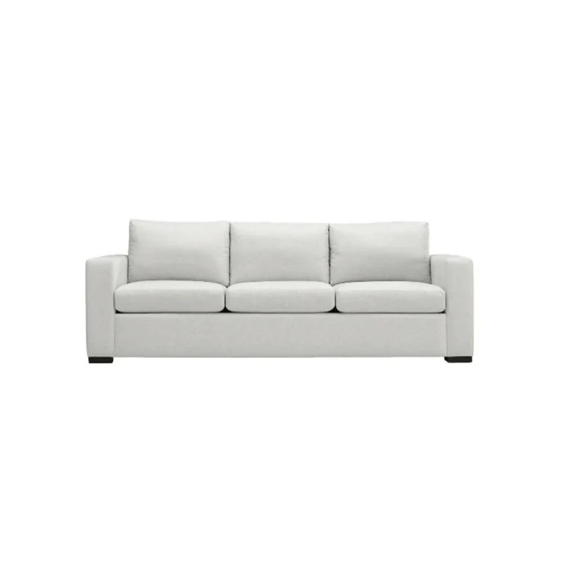 Sofá Calandra 4 Puestos Blanco Tela Anti Fluidos 220x95x85