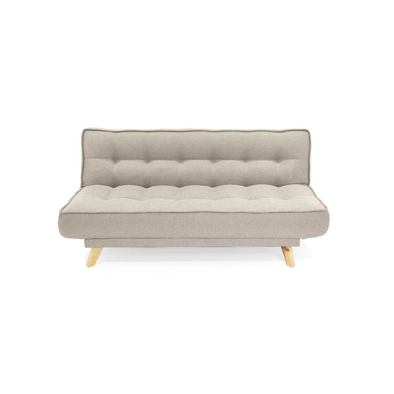 Sofá Cama 3 Posiciones Gales Tela Beige