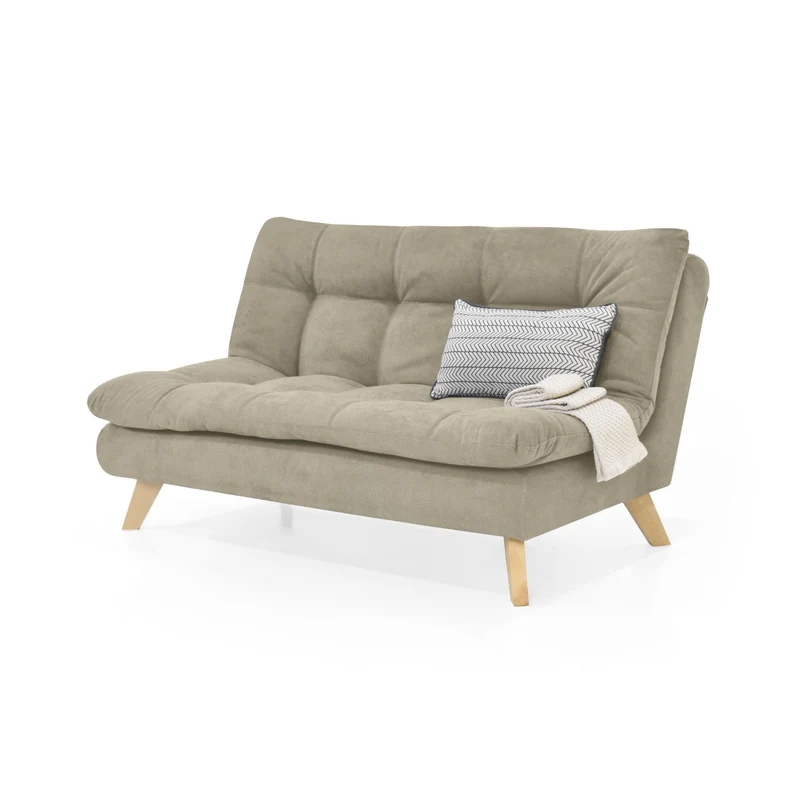 Sofá 2 Puestos Toulouse 140X92x80 Tela Taupe