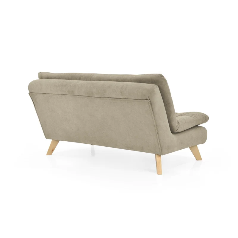 Sofá 2 Puestos Toulouse 140X92x80 Tela Taupe