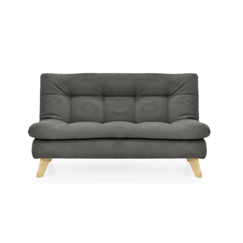 Sofá 2 Puestos Toulouse 140X92x80 Tela Gris