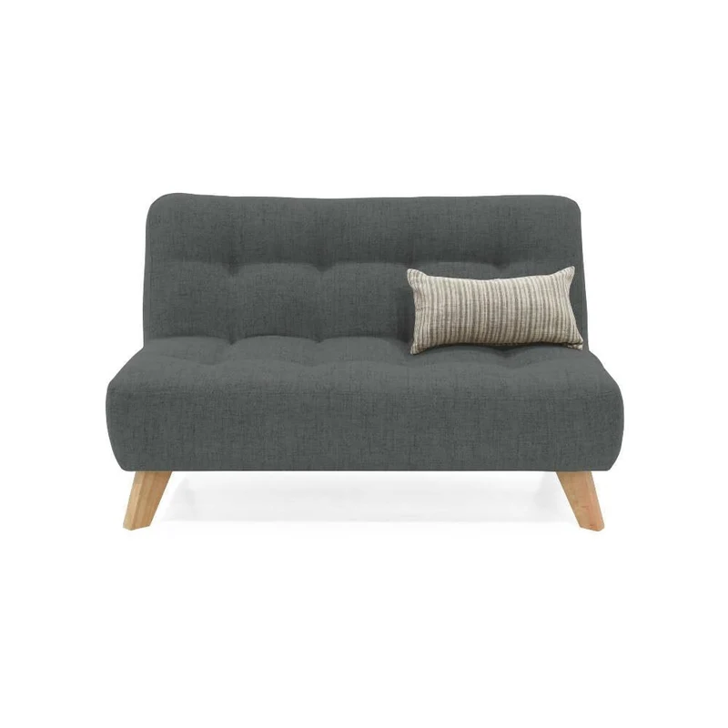 Sofá Navara 2 Puestos 121x80x82 Tela Gris