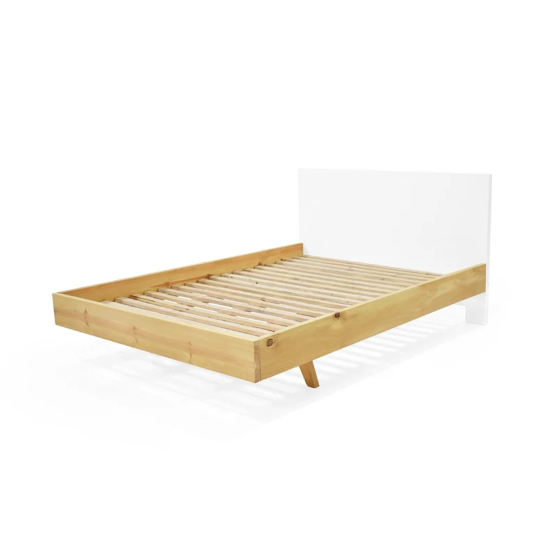 Cama Lanus Doble 146 x 197 - Blanco Natural