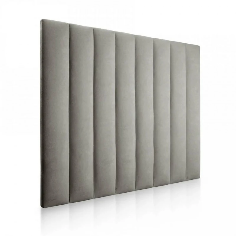 Cabecero Paneles Cama Queen Gris