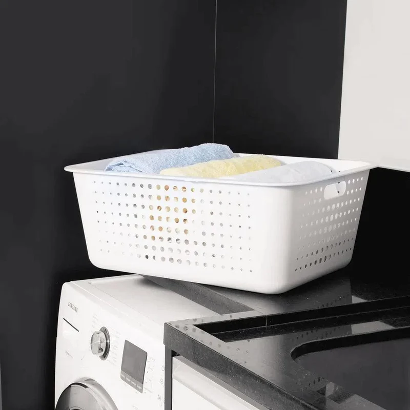 Cesta Organizadora Maxi sin Tapa Color Plomo