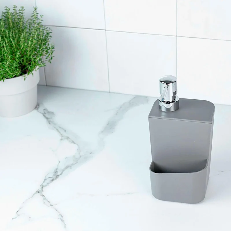 Depósito con Dosificador para Detergente 650 ml Color Plomo