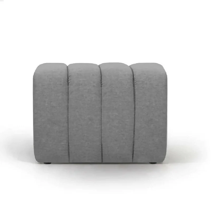 Puff Auxiliar Boston 55x55 - Gris Medio