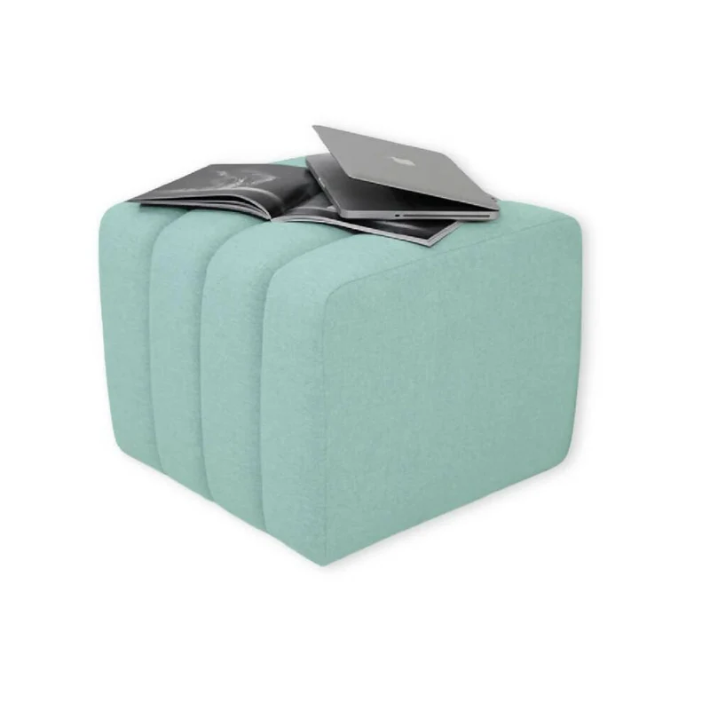 Puff Auxiliar Boston 55x55 - Menta