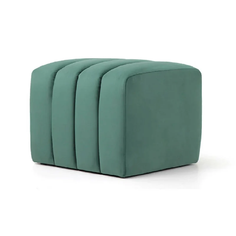 Puff Auxiliar Boston 55x55 - Esmeralda
