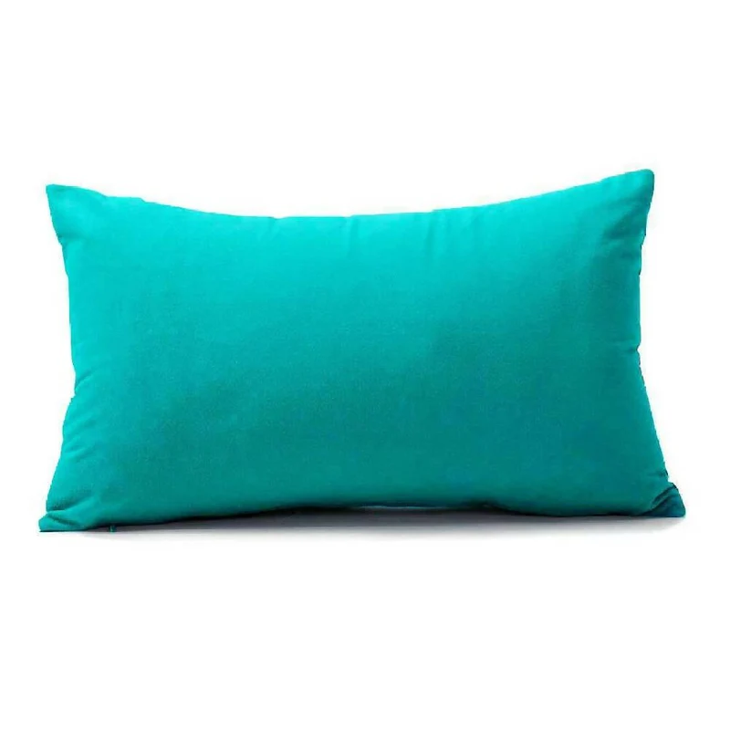 Cojín Almohada Tela 70x50 Turquesa