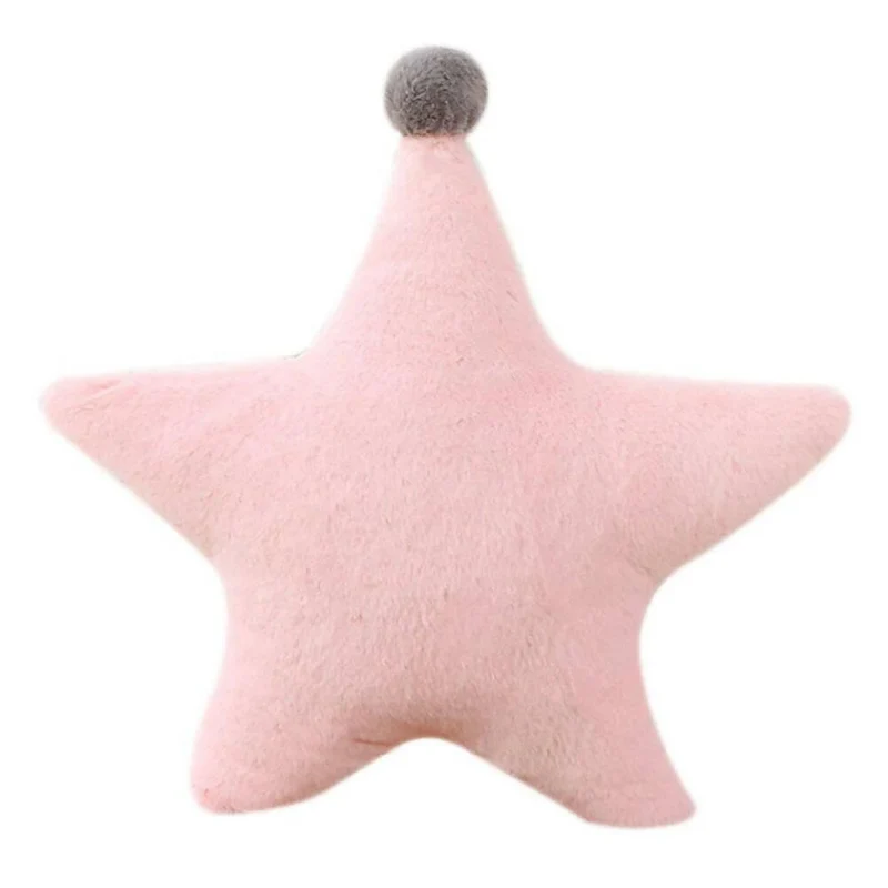 Cojín Decorativo Estrella Rosado