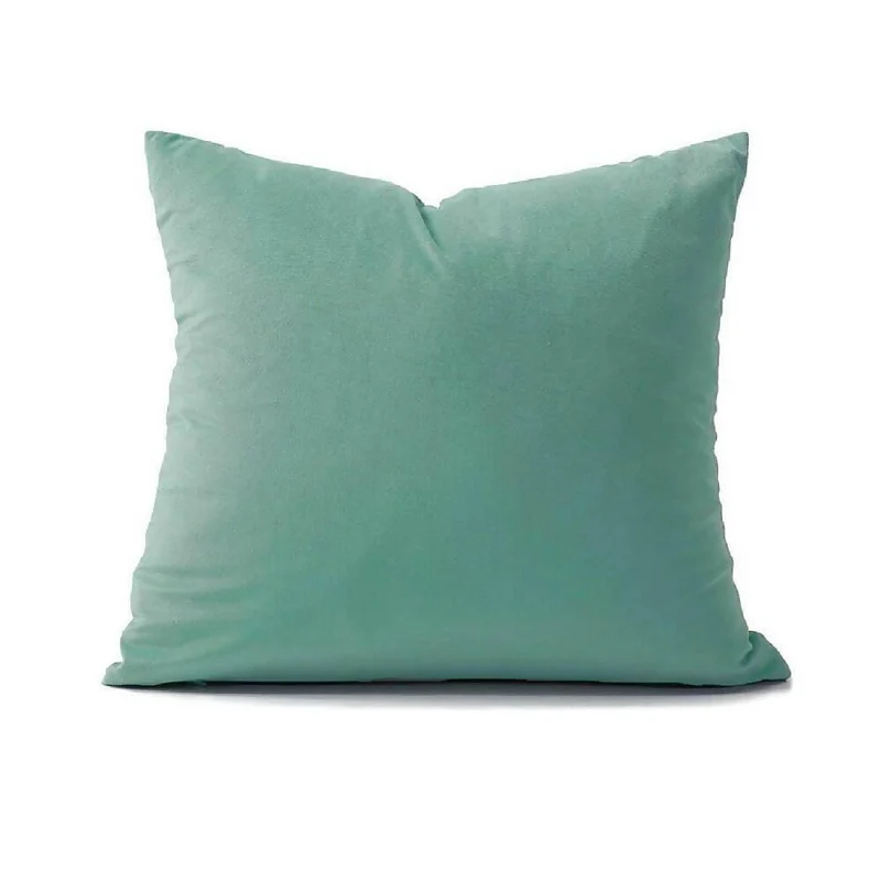 Cojín Decorativo Cuadrado en Tela Menta
