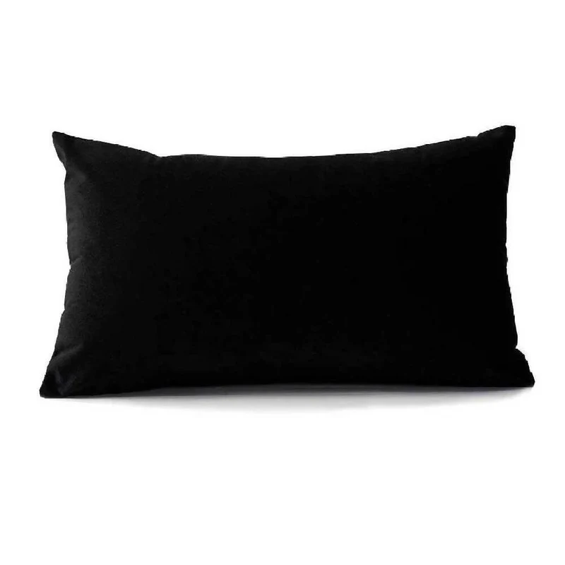 Cojín Almohada Tela 70x50 Negro